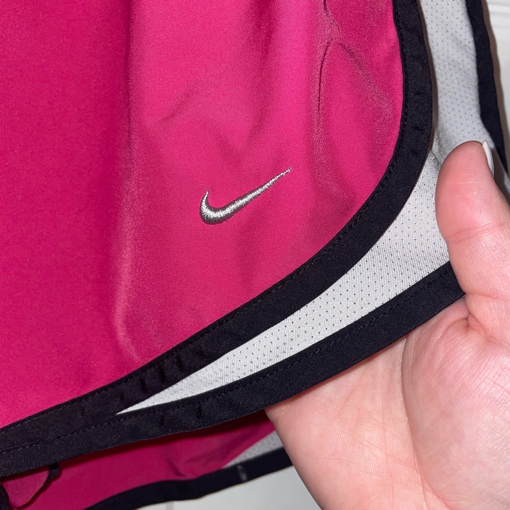 Large Black and Pink Nike Shorts